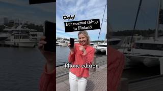 Odd Finnish phone habits 😅