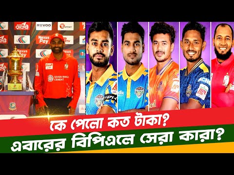 বিপিএলের ফাইনাল শেষে সেরা ক্রিকেটারেরা কে কত টাকা পুরস্কার জিতলেন? BPL Prize Money