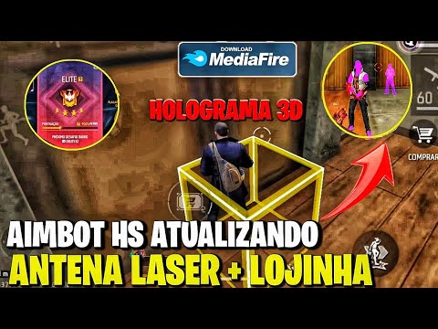 NOVO!😱 LOJINHA INVISÍVEL+HOLOGRAMA E AIMBOT PURO NA DATA📁 ATUALIZADO FF NORMAL XIT SEM ELIMINAÇÃO