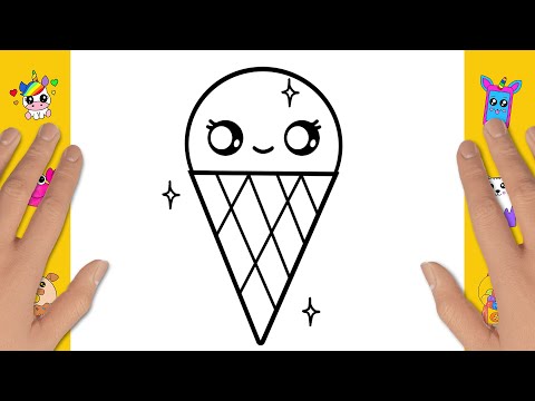 HOW TO DRAW ICE CREAM STACK
