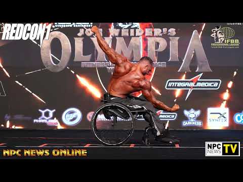 2024 IFBB Pro League Wheelchair Olympia 2nd Place Kevin Secundino Posing Routine 4K Video