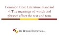 Understanding Literary Elements and Techniques