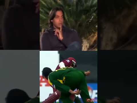 Shoaib Akhtar bouncer to Brian Lara | Cricket Short Video #shorts #cricket #cricketvideos