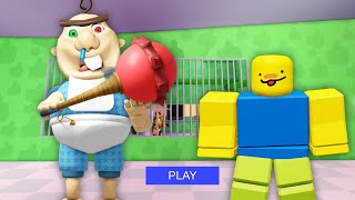 Roblox Escape Baby Bobby Daycare! Roblox Gameplay Walkthrough