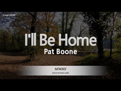 Pat Boone-I’ll Be Home (Melody) [ZZang KARAOKE]