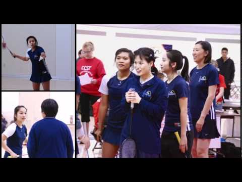 Irvine Valley women's badminton team at the 2011 state championships