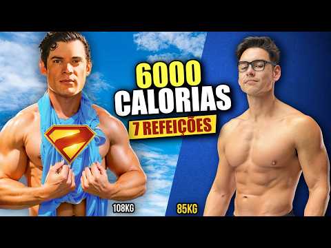 Fiz a DIETA do novo SUPERMAN (David Corenswet) Por 1 dia! 😮‍💨