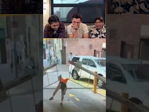 Tom Holland Reacts To Viral Funny Videos Part 10