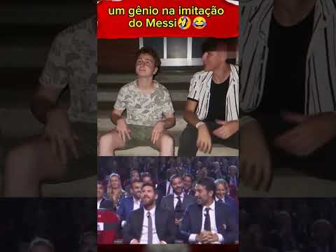 um gênio na imitação do Messi #shorts #football