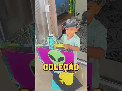 Mega COLEÇÃO de Pipas do meu Filho 😳