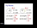 Exploring Arc Length and Sector Area