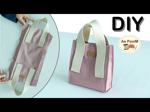 How to make a mini tote bag