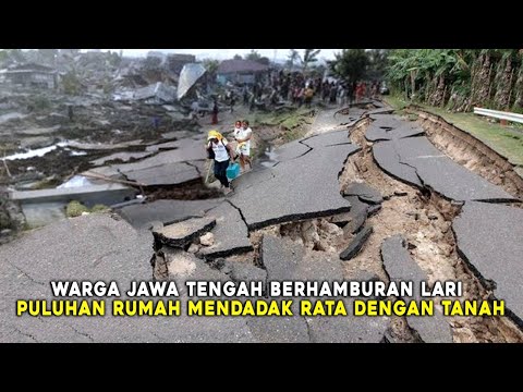 WARGA JAWA TENGAH BERHAMBURAN!! TIBA-TIBA TANAH BERGERAK AMBLESKAN SATU DESA DALAM SEKEJAP