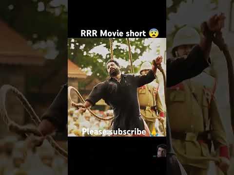 NTR vs Ram Charan Action, RRR Scene #subscribe 🙏