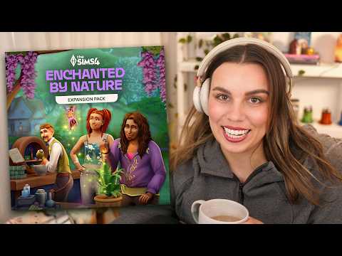 My first look at The Sims 4 Enchanted by Nature! (trailer reaction)