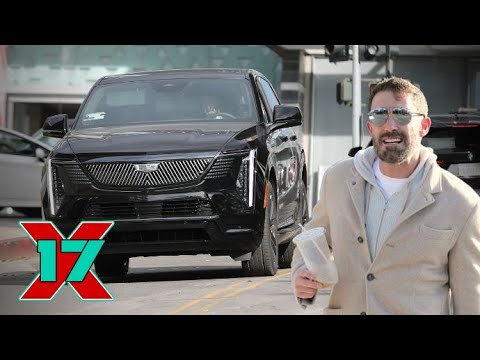 Ben Affleck Kicks Off The Year In A Brand New 2025 Electric Cadillac Escalade