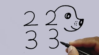 Dog Sofia Ka For Beginners | Drawing Pictures | Easy & Creative Art Ideas | Easy Dog Drawings 