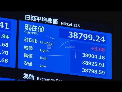 YouTube video thumbnail: Japan's Nikkei Unstable Amid Hopes for an Easing of Tensions in the Middle East