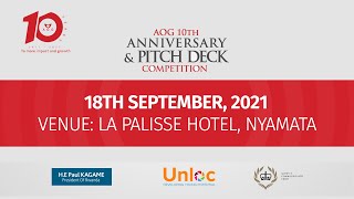 AOG 10th ANNIVERSARY AND PITCH DECK COMPETITION
