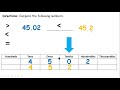 Comparing Decimals with Place Value Charts