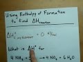 Delta H and Enthalpy of Formation