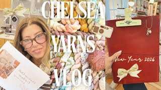 CHELSEA YARNS NEW YEAR VLOG JANUARY 2026 - JOURNALING, ORGANIZING & HEIRLOOM CARDIGAN KNIT A LONG