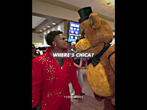 Speed Meets Freddy Fazbear IRL🤯🧸