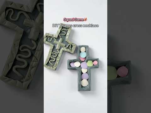 Thanos cross necklace from Squid Game🦑