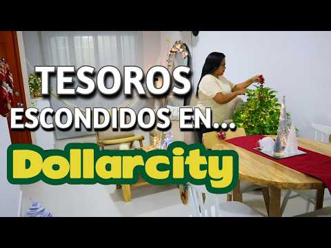 🟣 Cómo Decorar  tu CASA con PRODUCTAZOS del DOLLARCITY?! | Llegó la NAVIDAD! | Vlogs de Ama de Casa!