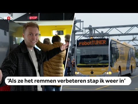 Zelfrijdende bus straks de busbaan op? Soepel gaat het nog niet