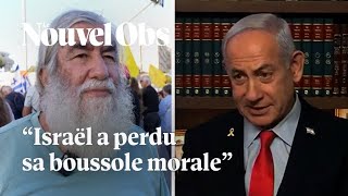Contre le plan de contrôle de Gaza, des Israéliens manifestent devant les bureaux de Netanyahou