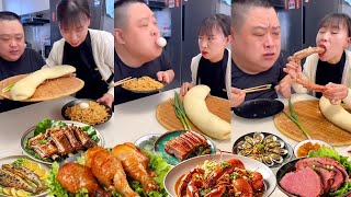 自私老公以為自己聰明，其實還是太笨了，饅頭下面藏有紅燒肉！【胖嫂美食】