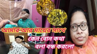 আমার আর মায়ের সাথে কেন বোন কথা বলা বন্ধ করলো ।। Bengali vlog 