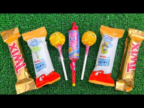 Lollipops Unpacking ASMR 🍭 Chupa Chups & 5 mini Kinder Surprise Opening!Choco Cream Satisfying Video