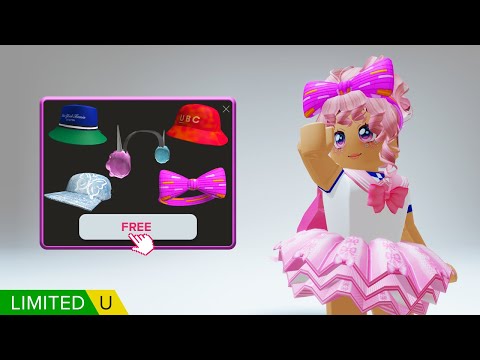 WOW! GET ALL 5 CUTE AND FREE HEAD ACCESSORIES TODAY! ROBLOX FREE UGC