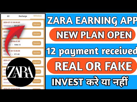 Zara earning app|Zara earning app new update| Zara earning app real or fake|Zara app kab Tak Chalega