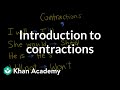 Understanding Contractions