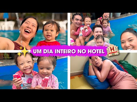 UM DIA INTEIRO NO HOTEL COM O A GENTE: PISCINA, COMIDAS E MUITA DIVERSÃO