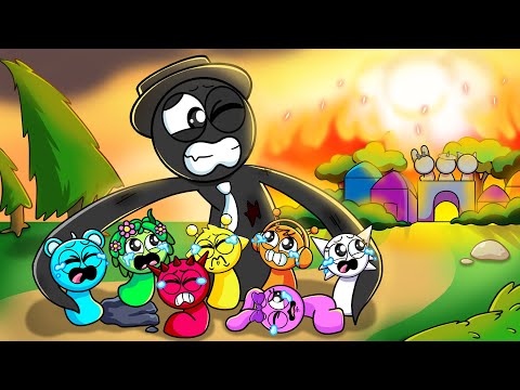 BLACK SAVES ALL SPRUNKI?! Incredibox Sprunki Animation