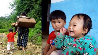Jonson playing with UNISHA II Mom & son enjoying with friends@Manjitamrnati @AloneAdhirajnepal