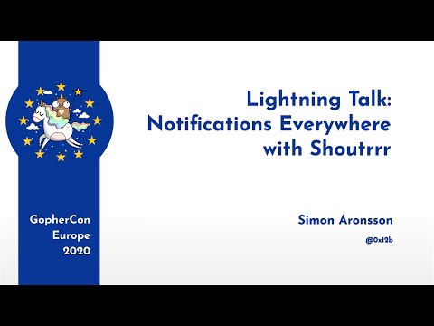 Notifications everywhere with Shoutrrr