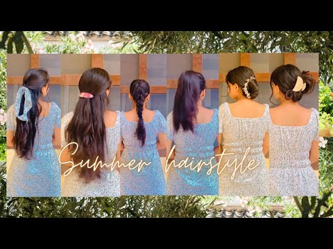 College Hairstyles For Summer 2022 || #hairstyle #college #longhair #easyhairstyle || NEET