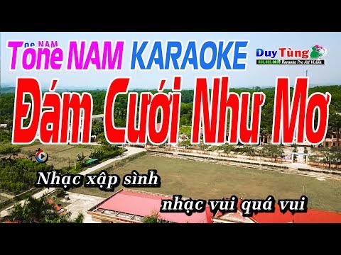 Đám Cưới Như Mơ Karaoke Tone Nam – Nhạc Sống Duy Tùng