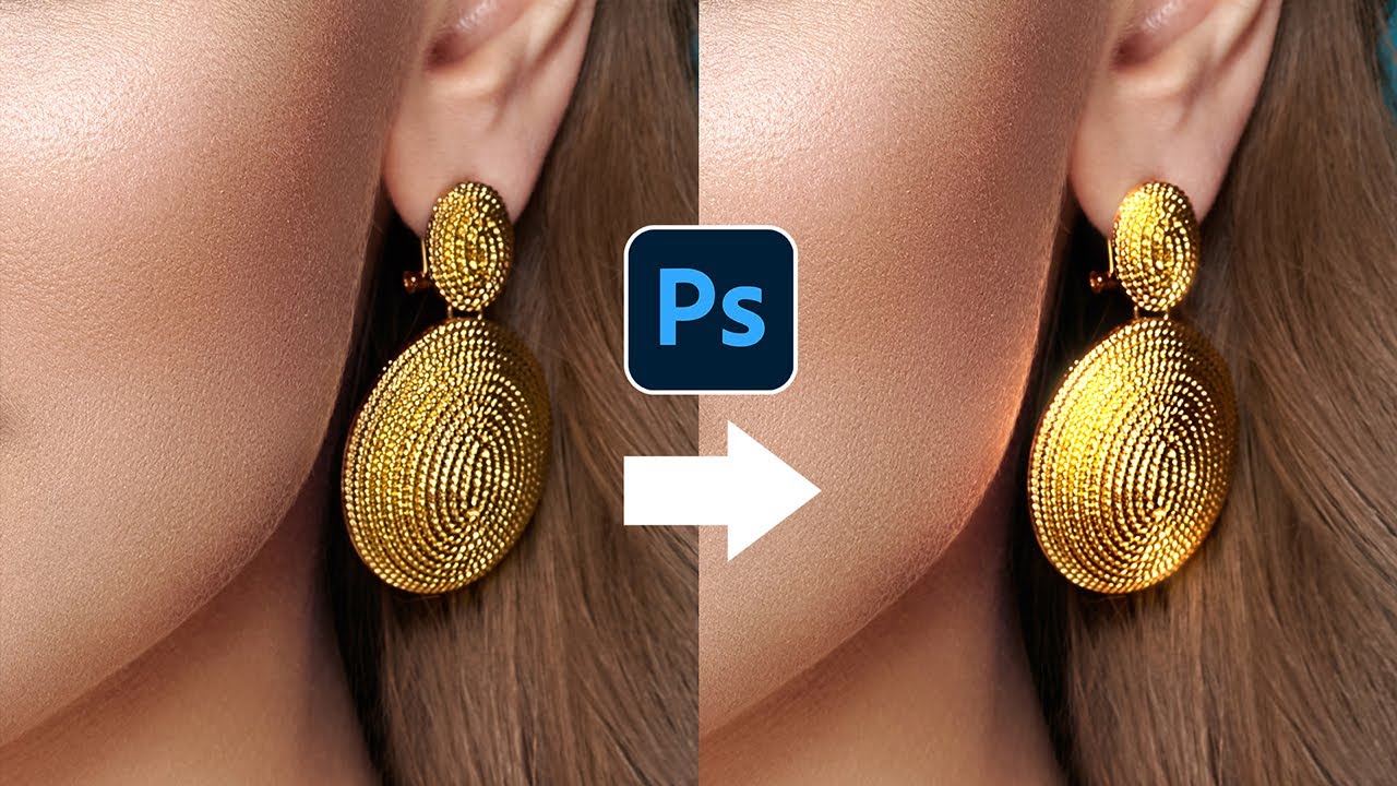 Add Shine to Jewellery with Color Dodge in Photoshop!