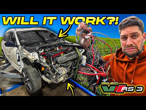 I PUT A DAMAGED AUDI RS3 DAZA ENGINE IN MY SKODA VRS!!...