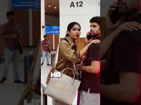 Actress swasika at airport എയർപോർട്ടിൽ സ്വാസികയുടെ  ഒപ്പമുള്ളത് ആരാണെന്ന് മനസ്സിലായോ #malayalam
