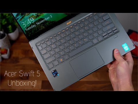 (ENGLISH) Acer Swift 5 Unboxing! (11th Gen Intel i7 and Intel Xe Graphics)