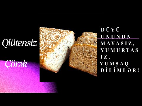 Düyü unundan ovxalanmayan yumşaq qlütensiz Çörək tarifi... Hazırlanma qaydası.