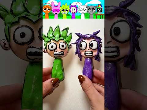 Sprunki Sinner Edition BUT EVERYONE BECAME SUS HUMAN Durple x Owakcx Cracking Clay✨🔥 #short #shorts