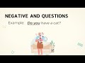 Negative Sentences in Present Simple